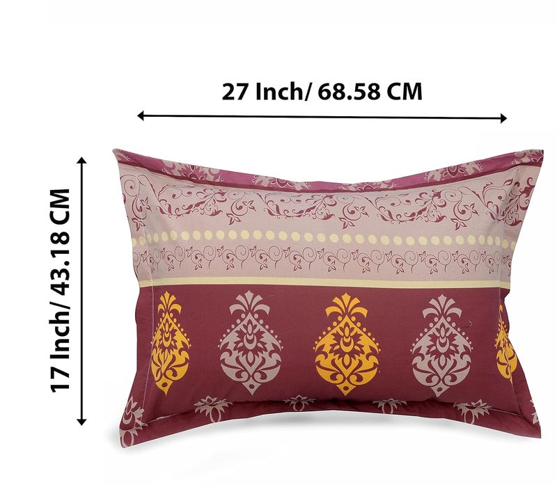 DAKSH 180TC Fitted 100 Cotton Premium Printed Single Size BedSheet Multicolor 36x78 Inches with 1 Pillow Covers - Image 3