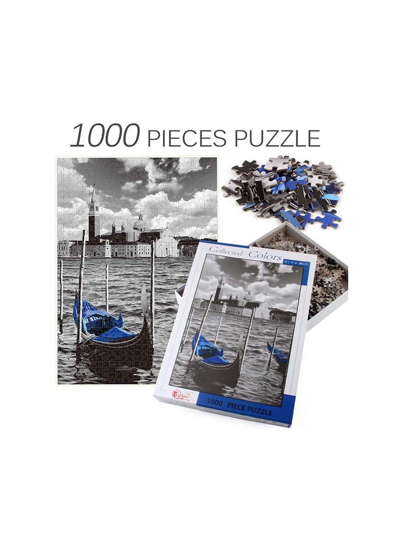 Hao XIANG 1000pcs Jigsaw Puzzle Building Model - Venice - Image 4