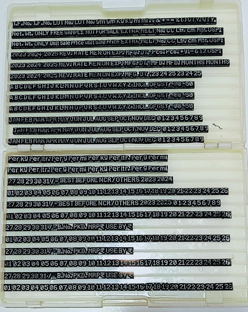 ACGL (3mm-Dot Matrix) Batch Printing Machine (Batch NO., Packing Date, Expiry Date, MUXIMUM Retail Price, NET Weight, Quantity, Size, ETC.) M-A1 (Dot Matrix -3MM) - Image 3