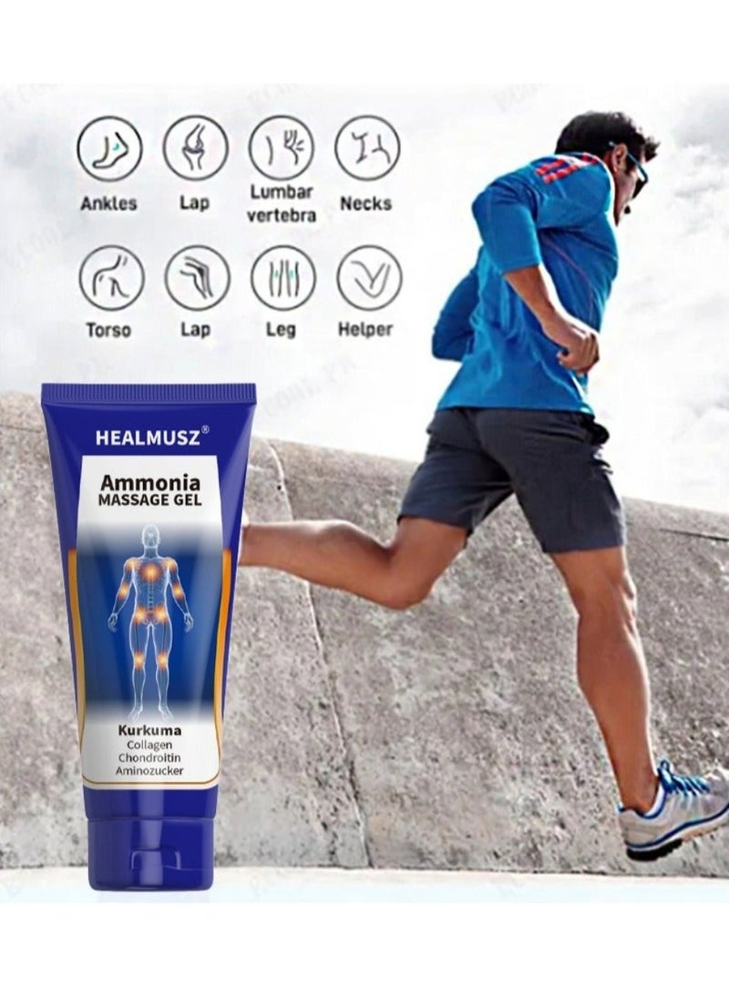 HEALMUSZ - 100ml Joint Massage Gel 4X Joint Pain Relief Joint Soothing and Repair Muscles Damage Joint Pain Relief and Care Gel Cream with Turmeric and Collagen Joint and Muscles Pain Relief Cream - Image 1