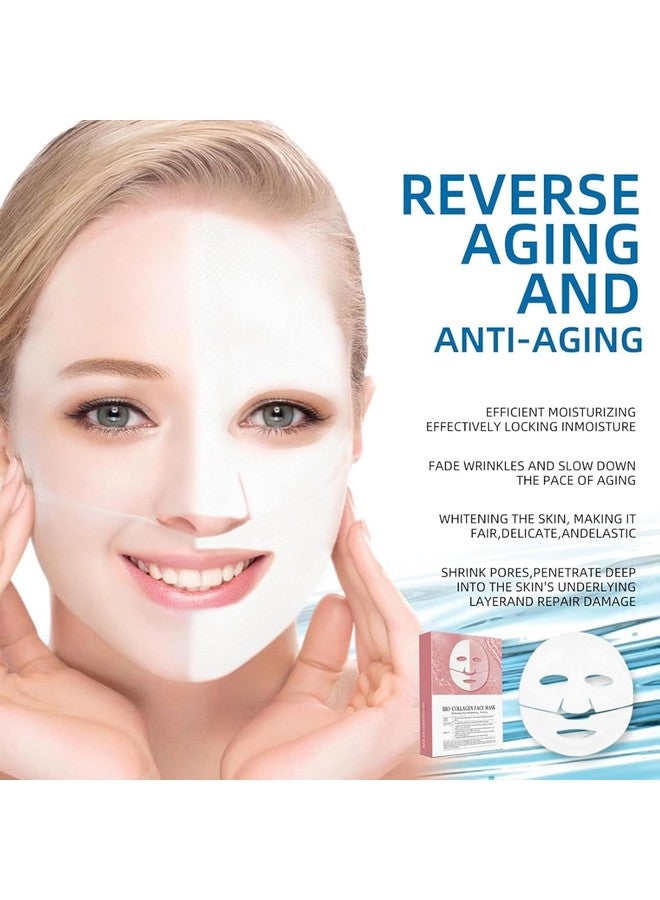 Calyrex Bio Collagen Mask, Bio Collagen Mask Overnight Real Deep Collagen Overnight Face for Face Skin Care (3PCS) - Image 4