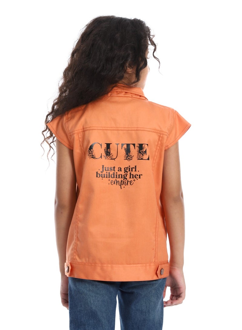 Caesar Girls Gabardine Vest  - Image 4