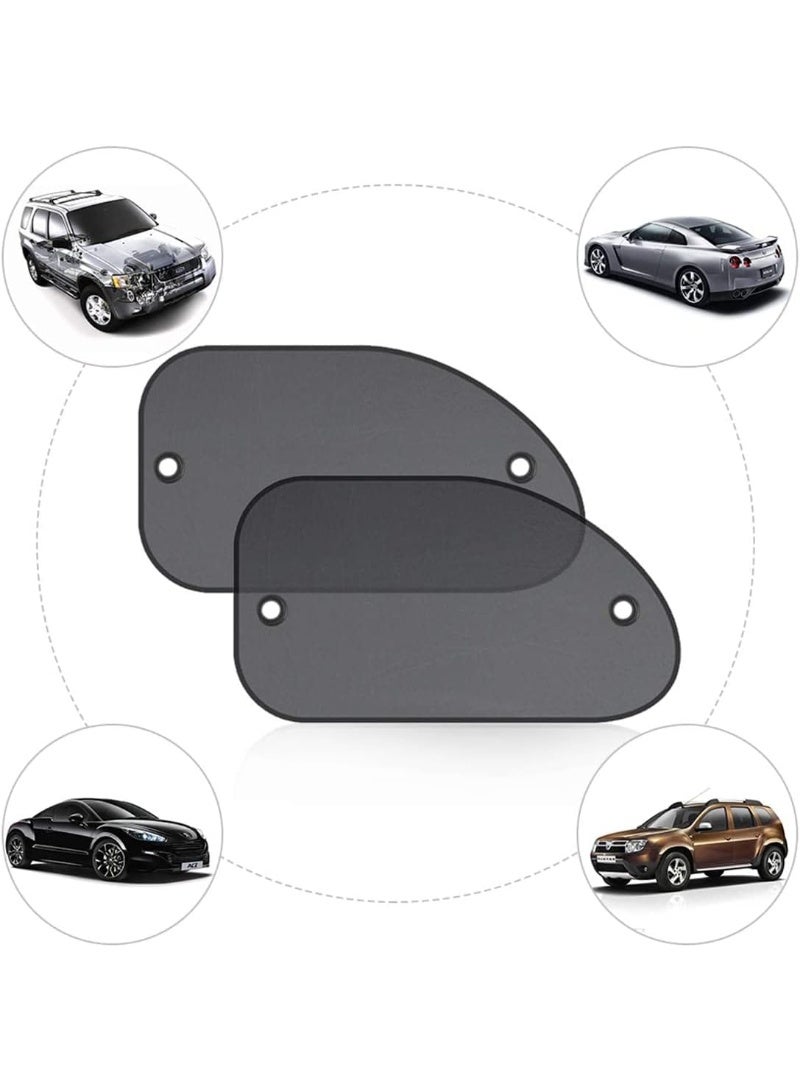 ChicAbode Car Window Sunshades, Side Window Sunshades, Cling Sunshade, for Car Windows, Sun, Glare, and UV Rays Protection for Your Child - Baby Side Window Car Sun Shades, 2 Pack (Universal) - Image 2