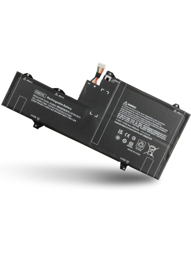 Generic HP EliteBook x360 1030 G2 Series 863167-1B1 863176-171 863280-855 HSTNN-I04C HSTNN-IB70 1GY29PA 1GY30PA 1GY31PA Laptop Battery 1.5V 55W 57Wh by Shintech OM03XL  - Image 1