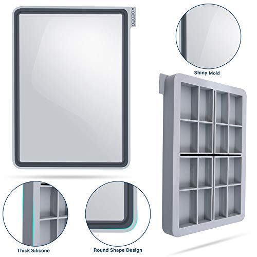AOEDEO Tray Mold for Resin Silicone Tray Mold with Sides for Epoxy Resin, Shiny Surface & Durable 10.43x7.4x0.98 in - Image 4