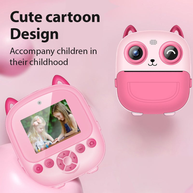 Kids Instant Print Camera: Blue 2.4-Inch IPS Screen 1300mAh Battery - 1080P HD Video Recording Digital Camera for Kids Outdoor Play And Home Creativity - Image 5