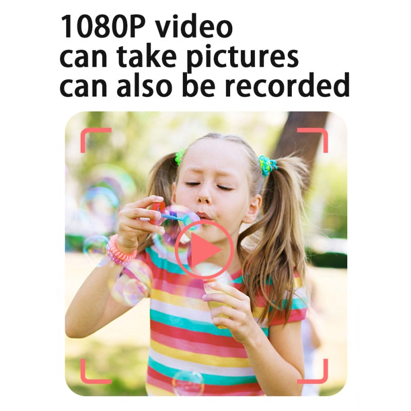 Kids Instant Print Camera: Blue 2.4-Inch IPS Screen 1300mAh Battery - 1080P HD Video Recording Digital Camera for Kids Outdoor Play And Home Creativity - Image 2