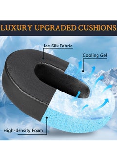 ماركة غير محددة Skullcandy hes3 hesh 3 / المؤتمر الوطني الافريقي / ايفو & Crusher اللاسلكية / المؤتمر الوطني الافريقي / ايفو & فينو المؤتمر الوطني الافريقي في سماعات الأذن هلام تبريد وسادة الأذن وسادة مع رغوة عازلة للصوت  - Image 3