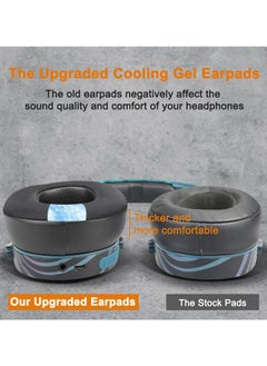 ماركة غير محددة Skullcandy hes3 hesh 3 / المؤتمر الوطني الافريقي / ايفو & Crusher اللاسلكية / المؤتمر الوطني الافريقي / ايفو & فينو المؤتمر الوطني الافريقي في سماعات الأذن هلام تبريد وسادة الأذن وسادة مع رغوة عازلة للصوت  - Image 4