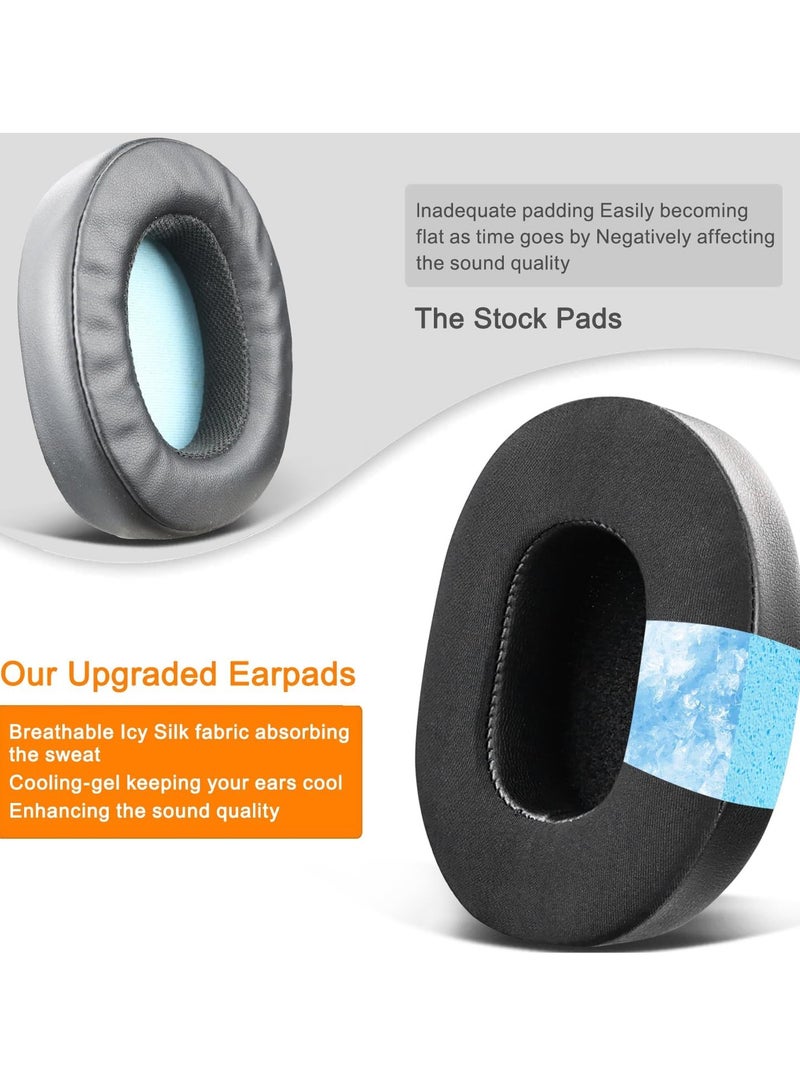 Cooling-Gel Earpads Cushions Replacement for Skullcandy Hesh3 Hesh 3/ANC/Evo & Crusher Wireless/ANC/Evo & Venue ANC Over-Ear Headphones,Ear Pads Cushions with Noise Isolation Foam  - Image 5