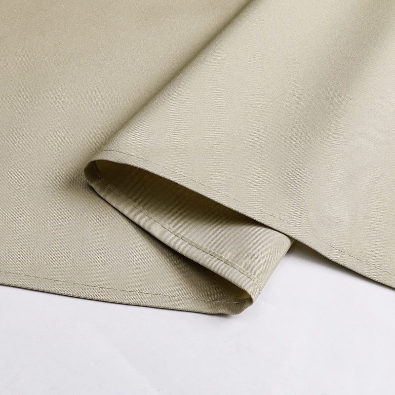 Wewoch Khaki Rectangle Tablecloth Wrinkle Resistant Washable Fabric Table Cloth for Dining Kitchen  Parties Weddings and Outdoor Use 60 Inch by 120 Inch - Image 4