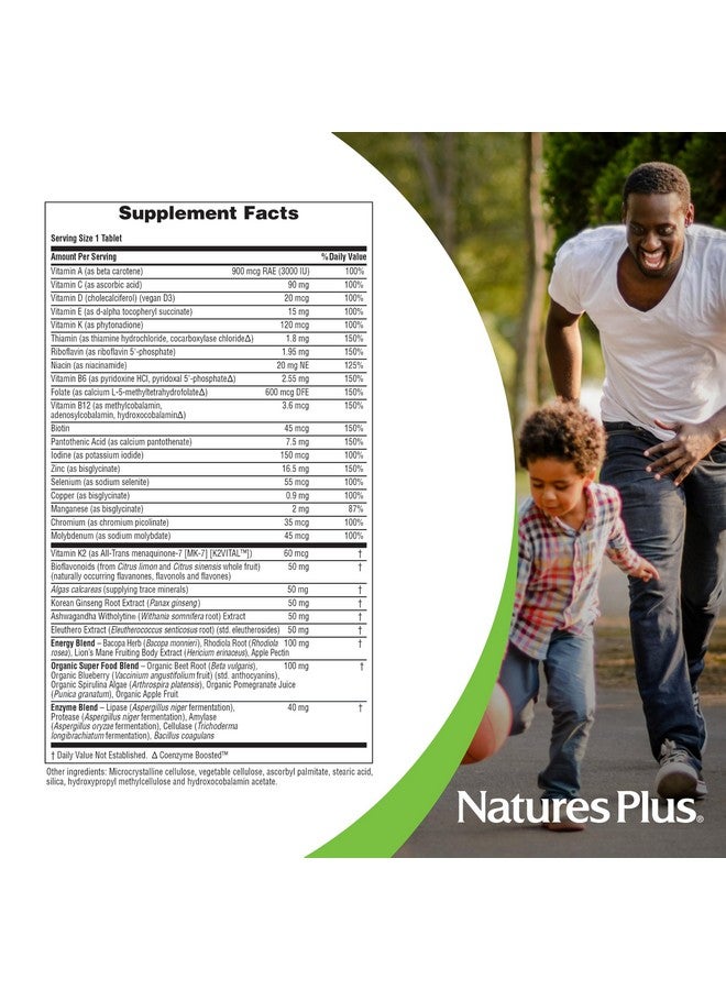 Natures Plus His Journey - 30 Tablets - Men’s Multivitamin - 100% DV of All Vitamins - Supports Overall Wellness, Energy, Immunity & Brain Health - 30 Servings - Image 4
