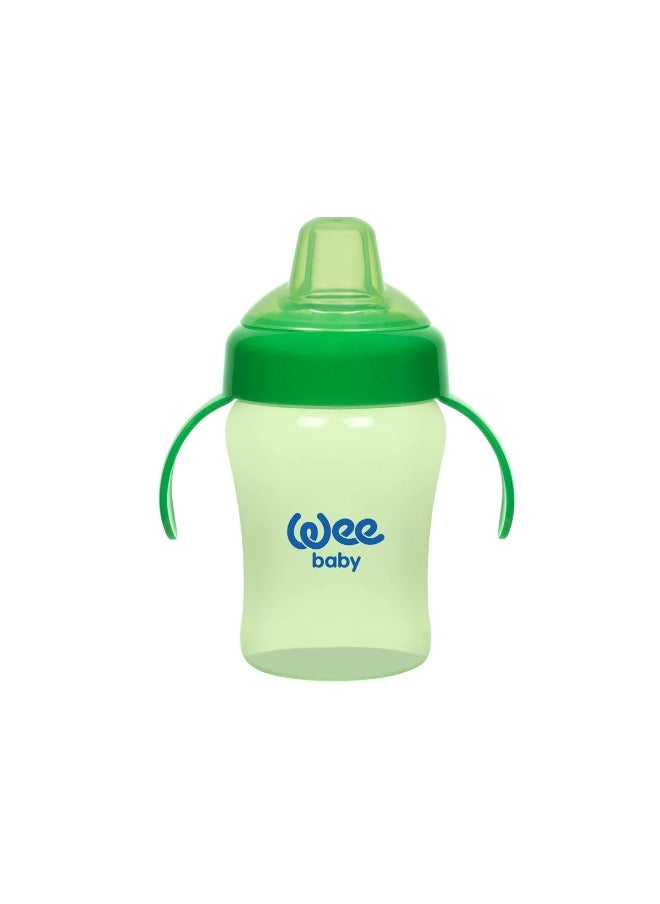 Wee baby - Colorful Non-Spill Cup With Grip 240ml 6m+ - Image 1