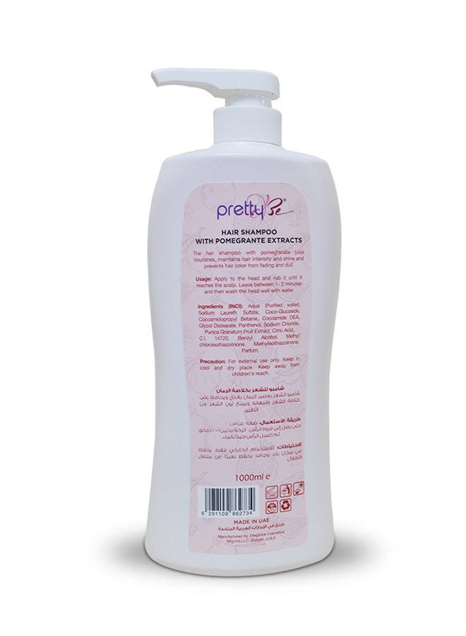 Pretty Be Hair Shampoo with Pomegranate Extract, Suitable For All Hair Types 1000ml - Image 2