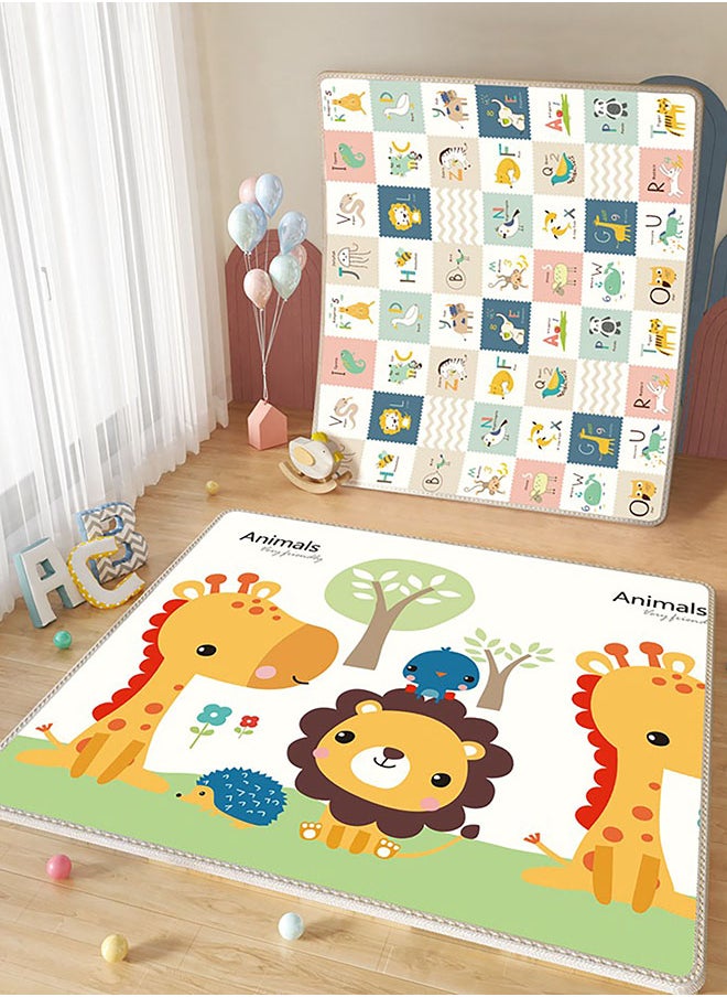 Galaxy Baby Reversible Playmats - 1cm Thick, Non-Toxic & Waterproof | Foldable Baby Play Mat with Double-Sided Animal & Jungle Print | Safe & Soft Foam Mat for Babies & Toddlers - pzsku/Z498D40096E12EA56B046Z/45/_/1725457764/ab85d573-c6cf-4956-b279-a97efbb0f6d5