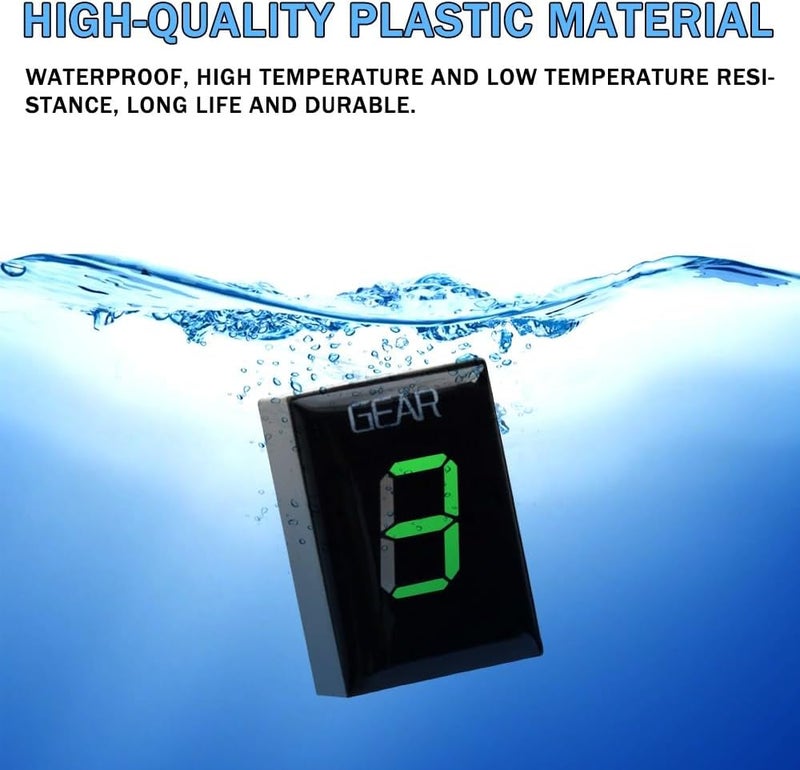 Wivplex Motorcycle Gear Display Indicator - Blue Bracket - Image 5