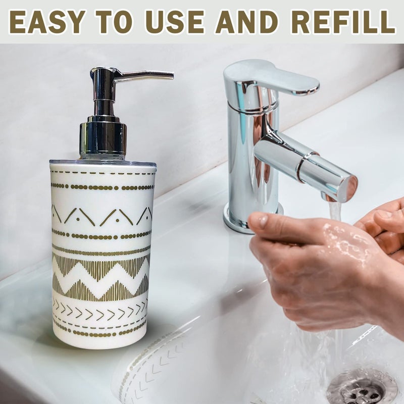 SHENRON Soap Dispenser for Bathroom (Plastic , Multicolor) - Image 3
