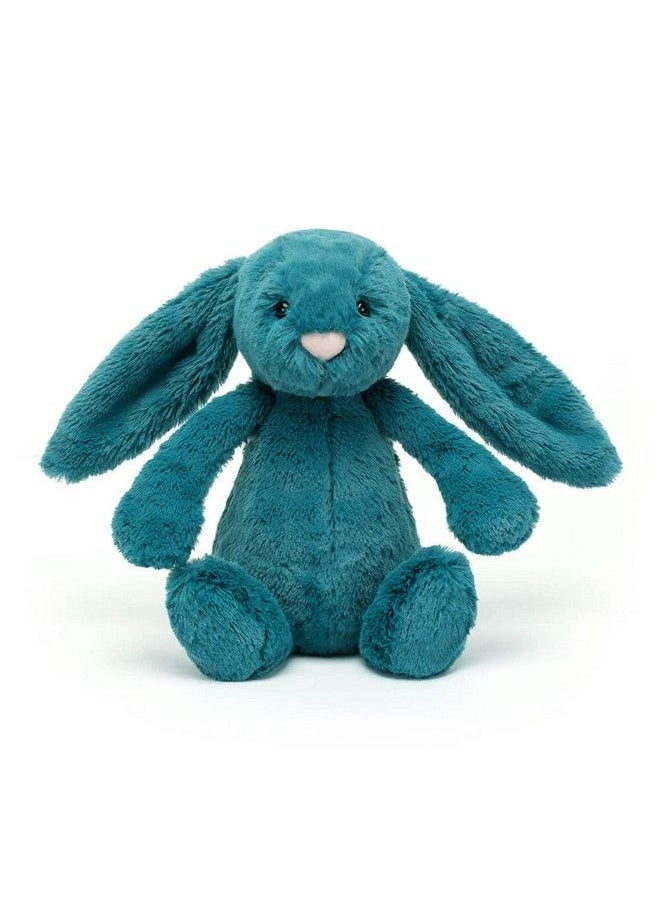 Jellycat - Bashful Mineral Blue Bunny Stuffed Animal Medium - Image 1