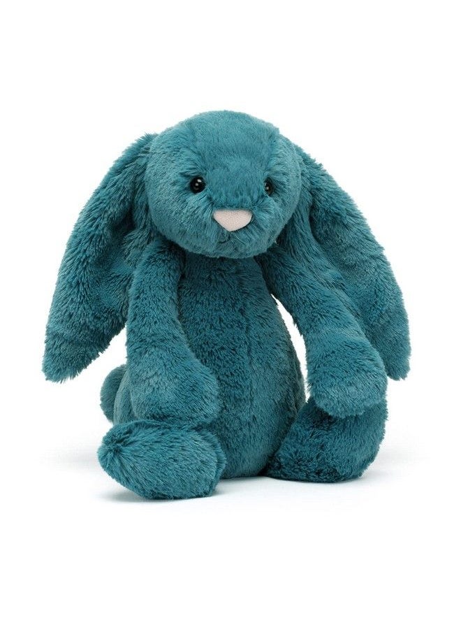 Jellycat - Bashful Mineral Blue Bunny Stuffed Animal Medium - Image 1