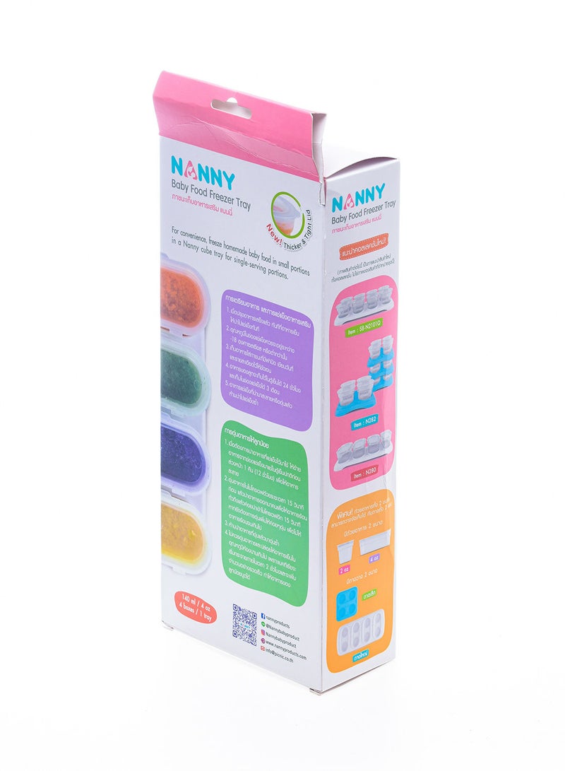 Nanny baby food freezer tray 4 cubes - Image 2