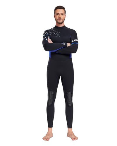 Seaskin Full Wetsuits for Men Womens 3mm Back Zip - Image 1