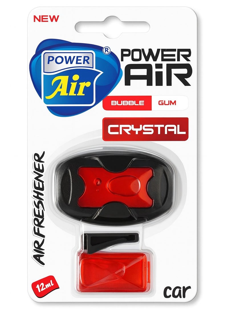 Power Air X-Ride Air Freshener on AC Vent 2*3 ml - Bubble Gum-XR-50 - Image 1