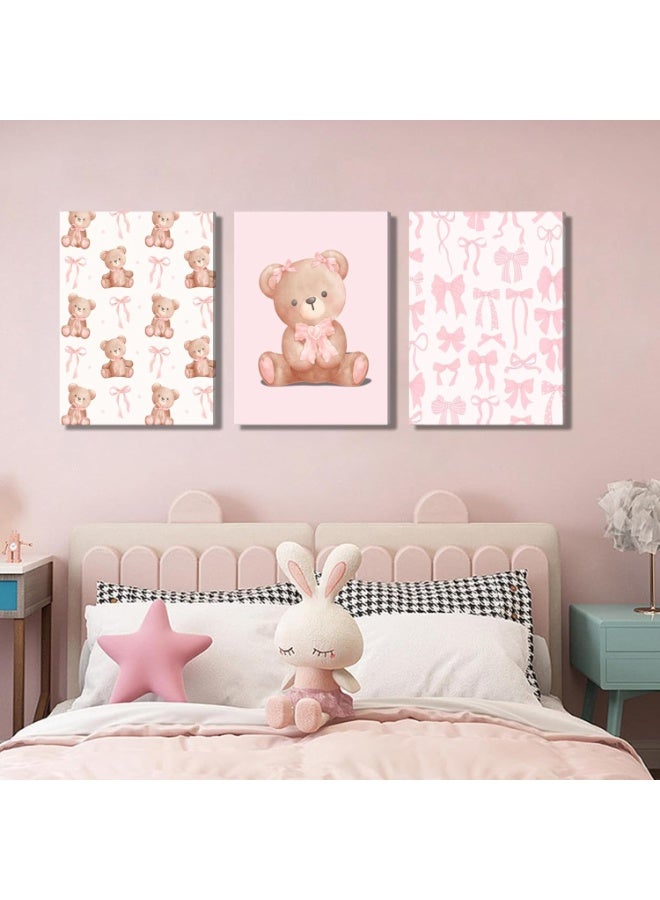 موان تابلوه حائط اطفال 3 قطع 30×40 سم لكل قطعة - سمك 30 مم - طباعة ديجيتال بطبقة UV - لاصق ذاتي سهل التركيب- خامات امنه - Image 3