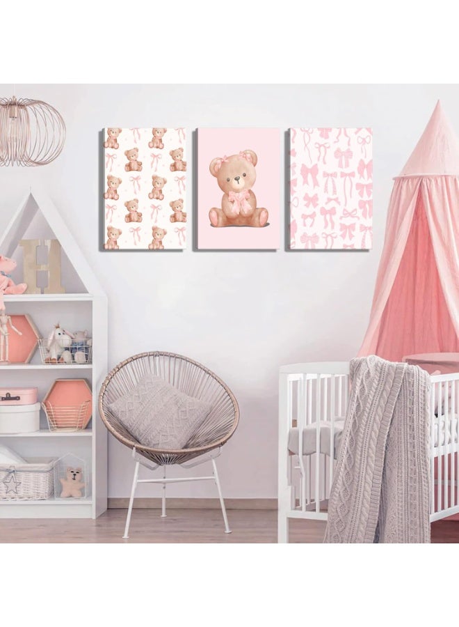 موان تابلوه حائط اطفال 3 قطع 30×40 سم لكل قطعة - سمك 30 مم - طباعة ديجيتال بطبقة UV - لاصق ذاتي سهل التركيب- خامات امنه - Image 2