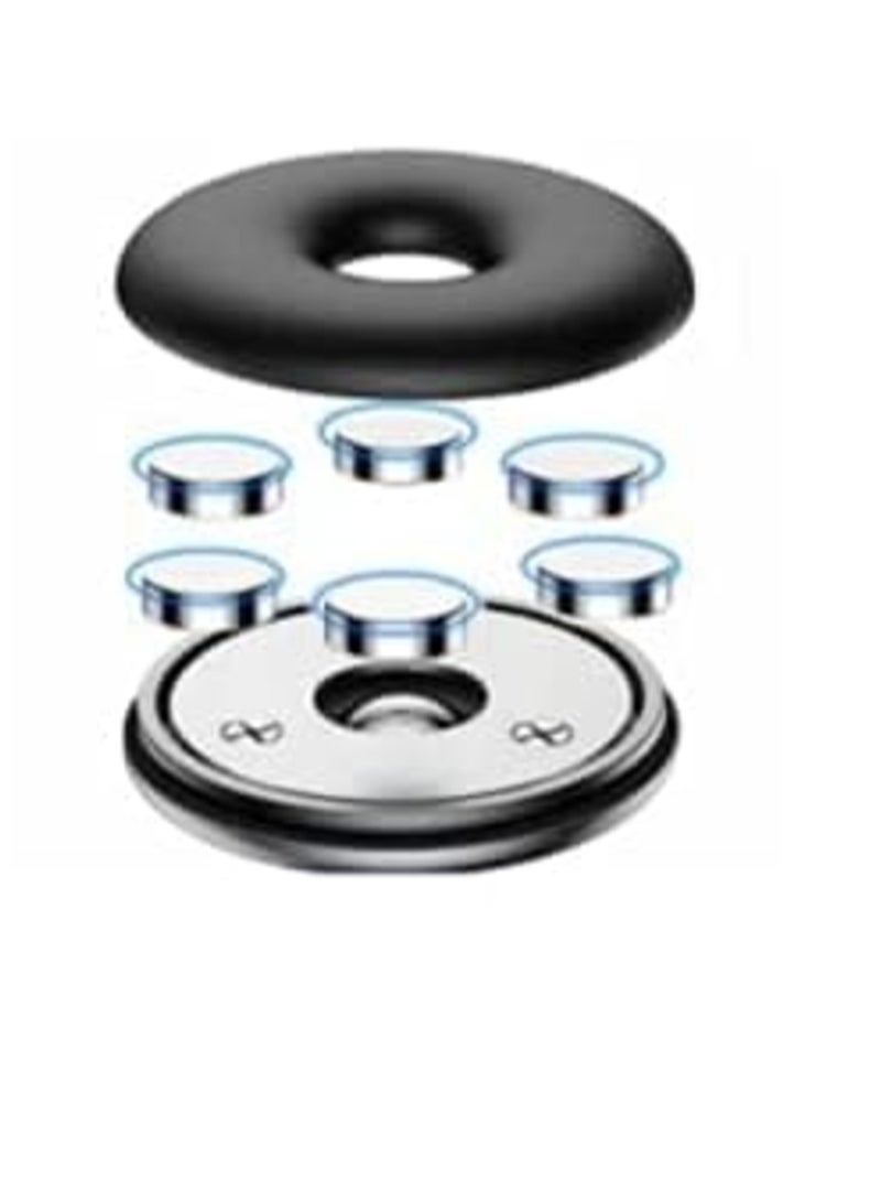 ELTRAZONE Magnetic Car Mobile Holder (Black) – ET-EH82 Universal Magnetic Phone Mount for Car, Compact Design, Secure Grip - Image 2