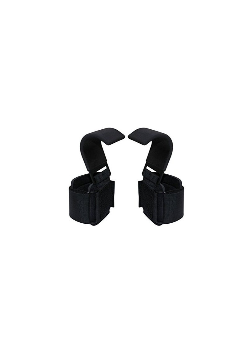 ALCOACH Weight Lifting Training Gym Straps Hook Bar wit Wrist Support/Weightlifting Wrist Hook G- 18  - Image 1