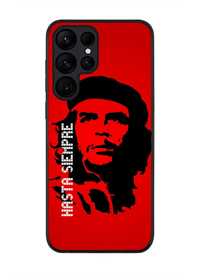 Stylizedd حافظة حواف سوداء متينة لهاتف سامسونج جالاكسي S24 ألترا، حافظة مرنة رقيقة من المطاط TPU ضد السقوط - هاسطا سيمبري - Image 1