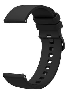 Rabos Replacement Strap For AmReplacement Strap For Amazfit GTR 3 Pro Checkered Silicone Watch Band Blackazfit GTR 3 Pro Checkered Silicone Watch Band Black  - Image 1