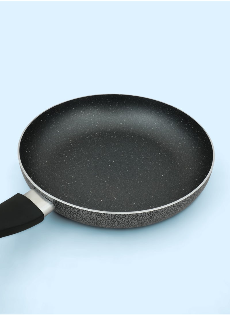 Impex - 8-Piece Aluminum Cookware Set,5 Layer Super Granite Coating, Non-Stick Surface, Frying Pan 24cm, 2 Saucepan with Lid 20&24cm, Milk Pan with Lid 18cm And Spatula, PFOA Free-NCB 7108 - Image 1