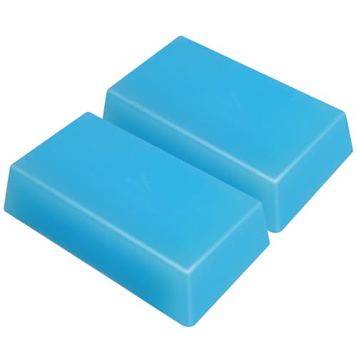 SFNSM Snowboard and Ski Wax, Ski and Snowboard Racing Wax Universal Snow Block Wax Snowboarding Wax for Protecting The Ski and Snowboard Accessories(2 Pack, Blue) - Image 1