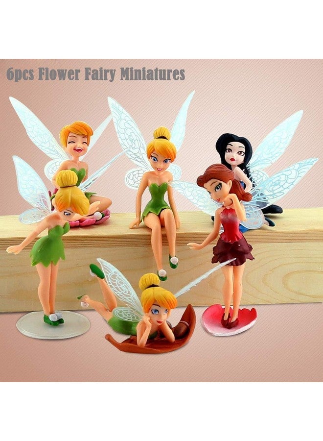 Chocozone 6PCS/Set Miniature Fairy Princess Garden Decor Home Decoration Mini Landscape Dolls for Girls - Image 5