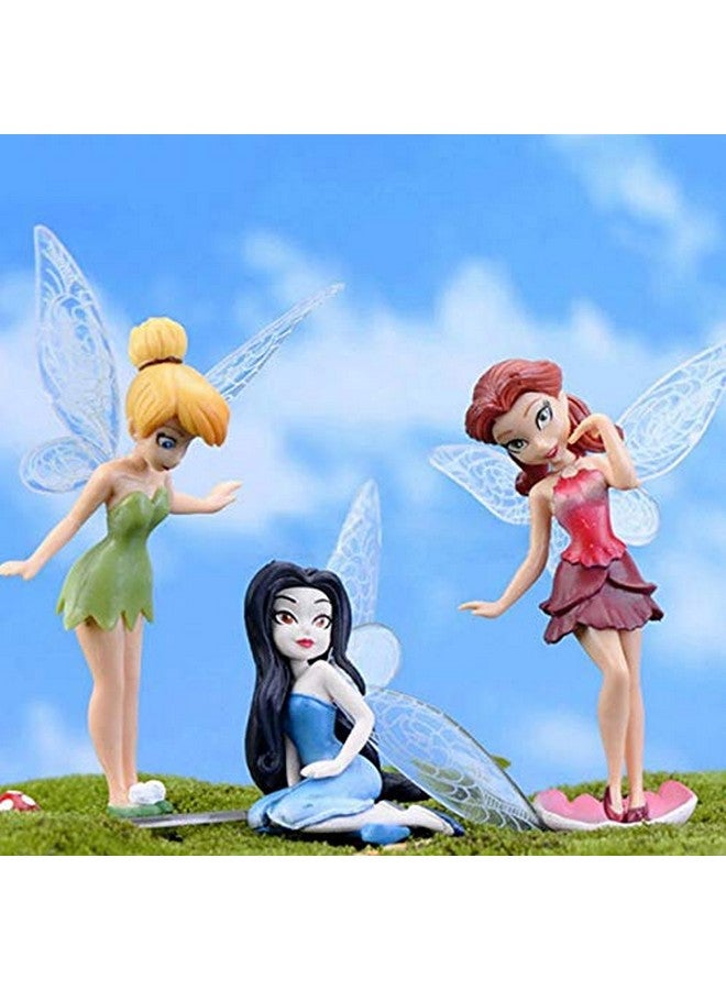Chocozone 6PCS/Set Miniature Fairy Princess Garden Decor Home Decoration Mini Landscape Dolls for Girls - Image 2