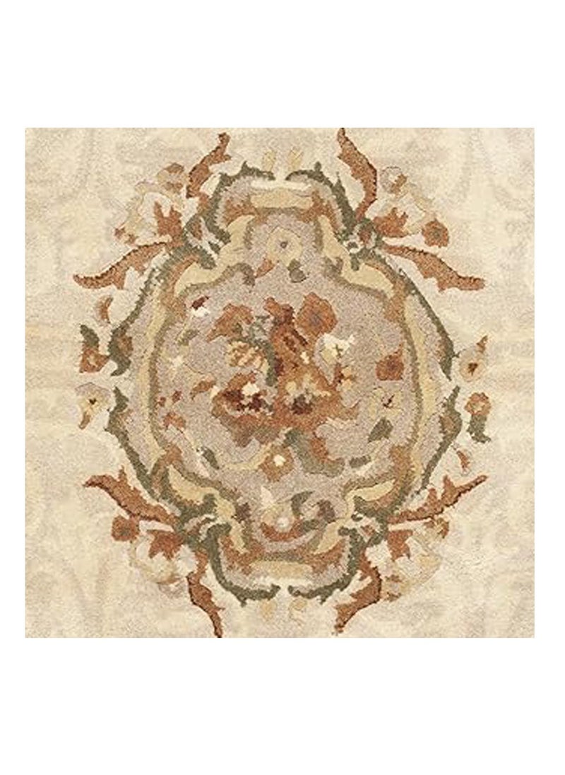 AURUM HOME AH011C Hand Tufted Area Traditional Carpet Interior Living Bedroom, Bedroom, Exhibition Area Cut Wool Pile, Rectangle  - Image 3