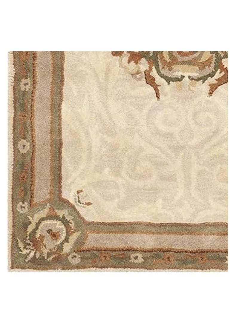 AURUM HOME AH011C Hand Tufted Area Traditional Carpet Interior Living Bedroom, Bedroom, Exhibition Area Cut Wool Pile, Rectangle  - Image 4