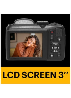 Kodak Co KODAK PIXPRO AZ255-BK 16MP Digital Camera 25X Optical Zoom 24mm Wide Angle Lens Optical Image Stabilization 1080P Full HD Video 3" LCD Vlogging Camera (Black)  - Image 5