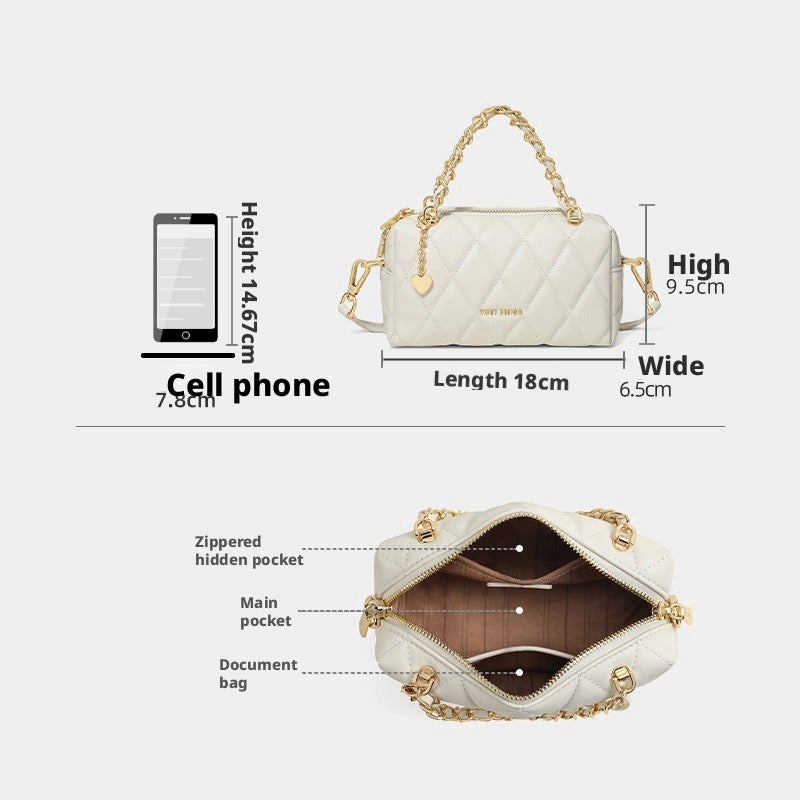 Women's Quilted Chain Crossbody Bag 2026 New Style - Image 5