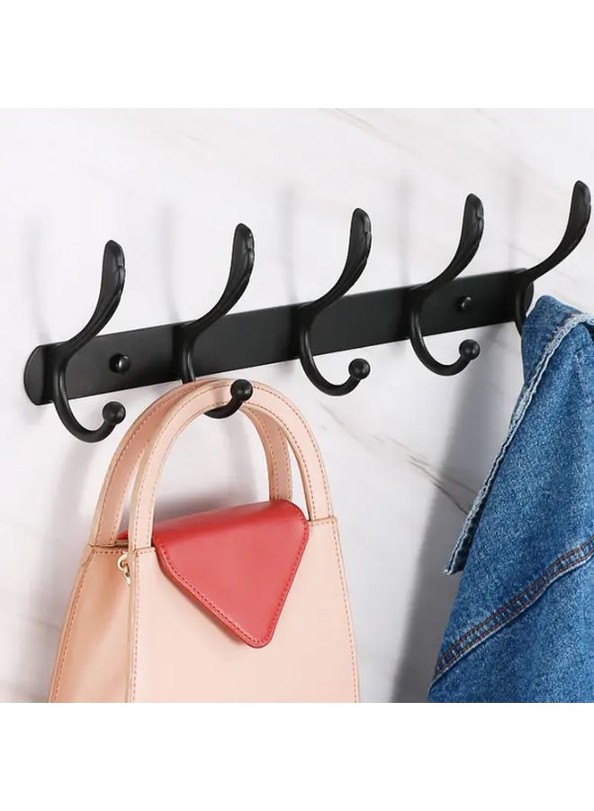 Silvery Stainless Steel Wall Hooks 2pcs Load Bearing For Kitchen Bathroom - Image 3