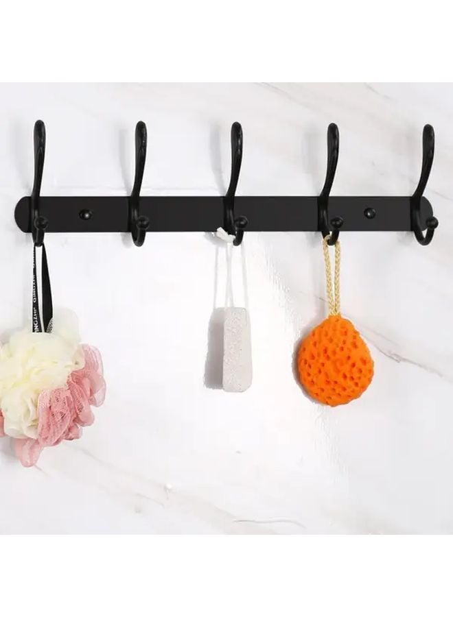 Silvery Stainless Steel Wall Hooks 2pcs Load Bearing For Kitchen Bathroom - Image 5