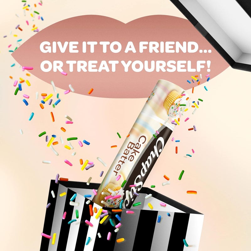 chapstick ChapStick Classic Skin Protectant Flavored Lip Balm Tube Limited Edition 015 Ounce Each Cake Batter Flavor 1 Blister Packs of 3 Sticks - Image 4