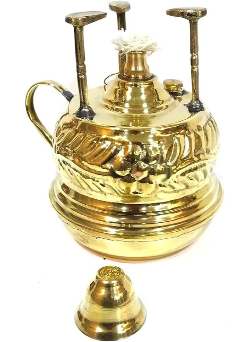سبرتاية وكنكة نحاس أصيلة لتحضير القهوة والشاي - Image 2