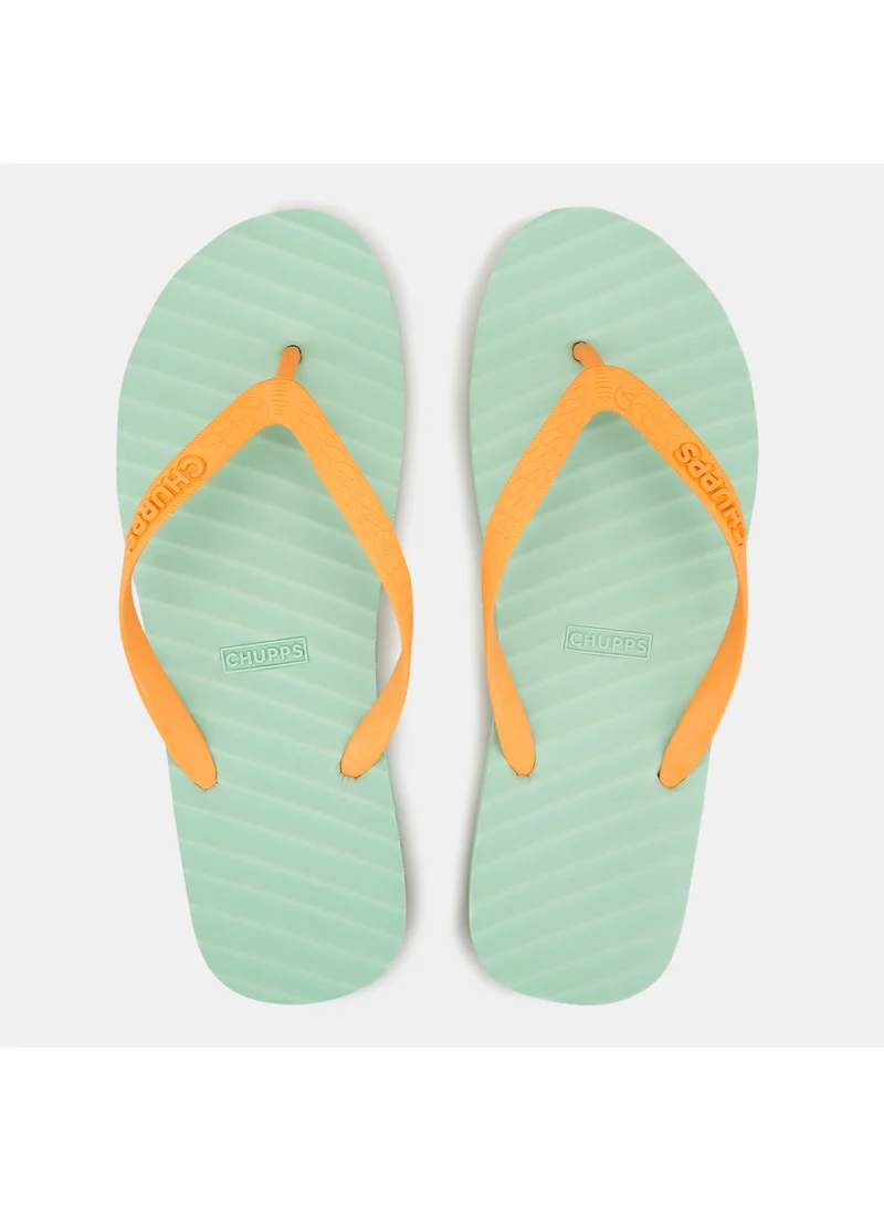 CHUPPS Men's Banana Leaf Flip Flops
