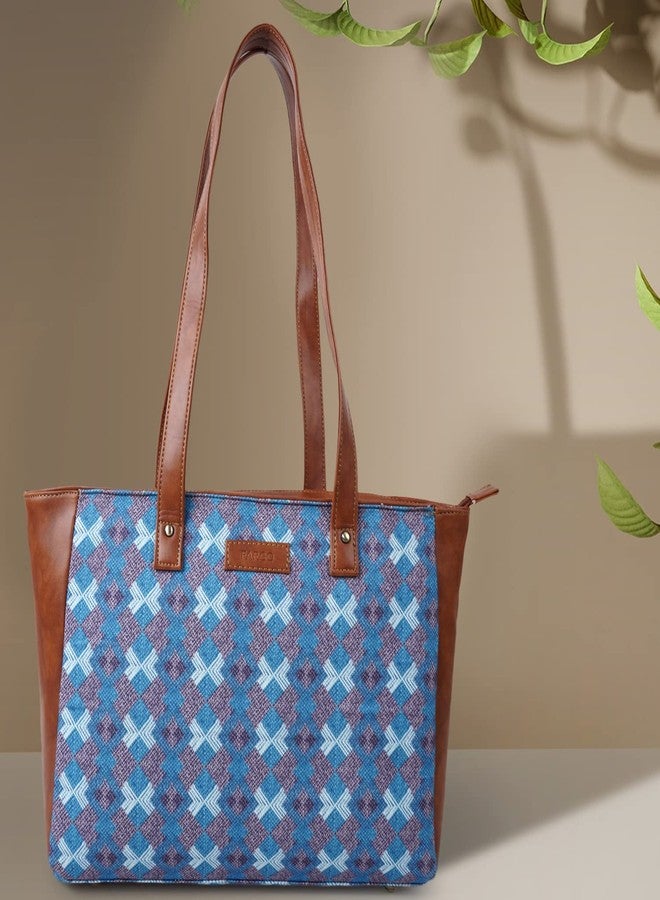 Fargo Canvas Laptop Handbag for Women - Stylish & Durable Tote Bag, Fits 15-Inch Laptops (Multicolo 2) - Image 3