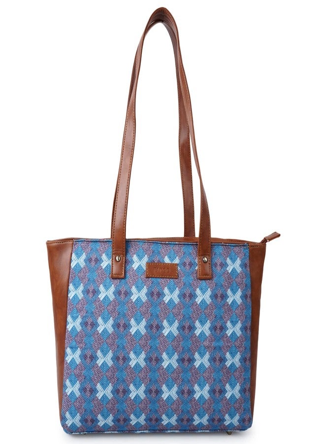 Fargo Canvas Laptop Handbag for Women - Stylish & Durable Tote Bag, Fits 15-Inch Laptops (Multicolo 2) - Image 1