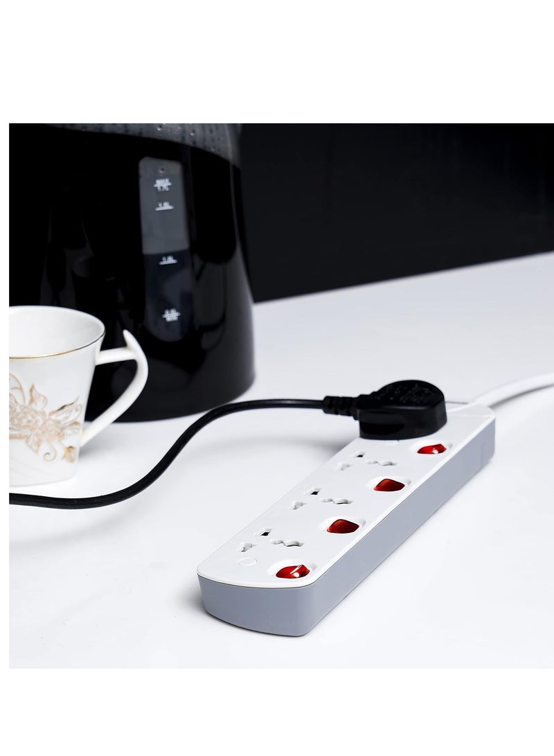 Olsenmark Olsenmark 4-Way Multi-Switch Extension with Universal Socket - Image 4