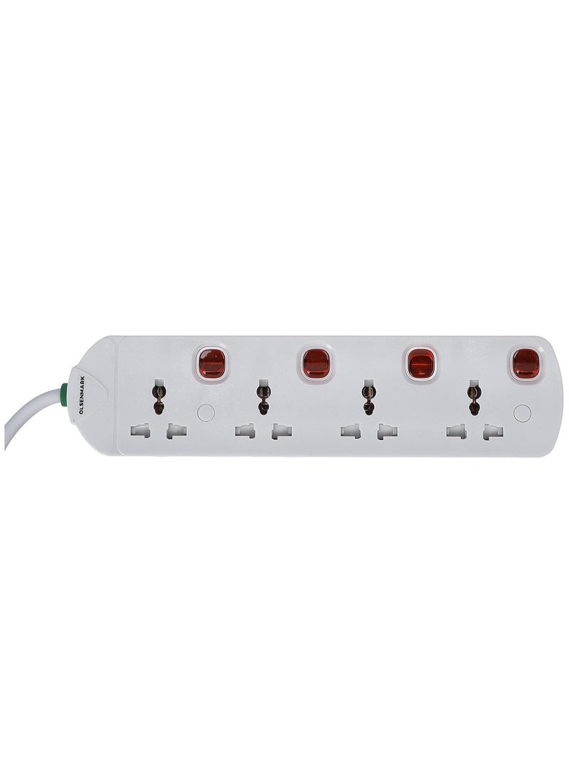 Olsenmark Olsenmark 4-Way Multi-Switch Extension with Universal Socket - Image 5