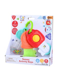 PLAYGO Play Baby Activities Keys with Sound | Colorful Key Set with Melodies | Stimulates Development | Age 3 Months+  - Image 1